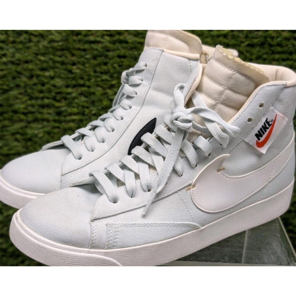 Nike Blazer Mid Rebel Ghost Aqua Sneakers Shoes BQ4022-400 Women 9.5